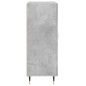 vidaXL Aparador de madera de ingeniería gris hormigón 69,5x34x90 cm vidaXL Aparador de madera de ingeniería gris hormigón 69,5x34x90 cm