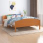 vidaXL Estructura de cama madera maciza pino marrón miel 160x200 cm vidaXL Estructura de cama madera maciza pino marrón miel 160x200 cm