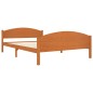 vidaXL Estructura de cama madera maciza pino marrón miel 160x200 cm vidaXL Estructura de cama madera maciza pino marrón miel 160x200 cm