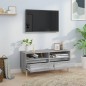 vidaXL Mueble de TV madera contrachapada gris Sonoma 100x34,5x44,5 cm vidaXL Mueble de TV madera contrachapada gris Sonoma 100x34,5x44,5 cm