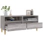 vidaXL Mueble de TV madera contrachapada gris Sonoma 100x34,5x44,5 cm vidaXL Mueble de TV madera contrachapada gris Sonoma 100x34,5x44,5 cm