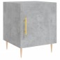 vidaXL Mesitas noche 2 uds madera ingeniería gris hormigón 40x40x50 cm vidaXL Mesitas noche 2 uds madera ingeniería gris hormigón 40x40x50 cm
