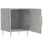 vidaXL Mesitas noche 2 uds madera ingeniería gris hormigón 40x40x50 cm vidaXL Mesitas noche 2 uds madera ingeniería gris hormigón 40x40x50 cm