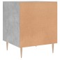 vidaXL Mesitas noche 2 uds madera ingeniería gris hormigón 40x40x50 cm vidaXL Mesitas noche 2 uds madera ingeniería gris hormigón 40x40x50 cm