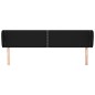 vidaXL Cabecero de tela negro 163x23x78/88 cm vidaXL Cabecero de tela negro 163x23x78/88 cm