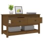 vidaXL Mesa de centro madera maciza de pino marrón miel 102x49x55 cm vidaXL Mesa de centro madera maciza de pino marrón miel 102x49x55 cm