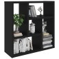 vidaXL Estantería de pared madera contrachapada negro 45,1x16x45,1 cm vidaXL Estantería de pared madera contrachapada negro 45,1x16x45,1 cm