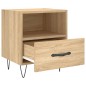vidaXL Mesita noche 2 uds madera ingeniería roble Sonoma 40x35x47,5 cm vidaXL Mesita noche 2 uds madera ingeniería roble Sonoma 40x35x47,5 cm