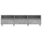 vidaXL Mueble de TV madera contrachapada gris hormigón 150x30x44,5 cm