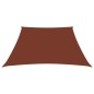vidaXL Toldo de vela trapezoidal de tela oxford terracota 3/5x4 m vidaXL Toldo de vela trapezoidal de tela oxford terracota 3/5x4 m
