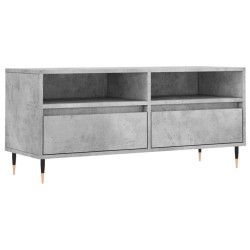 vidaXL Mueble de TV madera contrachapada gris hormigón 100x34,5x44,5cm