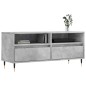 vidaXL Mueble de TV madera contrachapada gris hormigón 100x34,5x44,5cm vidaXL Mueble de TV madera contrachapada gris hormigón 100x34,5x44,5cm