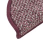 vidaXL Alfombras de peldaños de escalera 15 uds morado 65x25 cm vidaXL Alfombras de peldaños de escalera 15 uds morado 65x25 cm