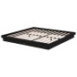 vidaXL Estructura de cama de madera maciza negro 200x200 cm vidaXL Estructura de cama de madera maciza negro 200x200 cm