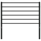 vidaXL Cabecero de metal negro 80 cm vidaXL Cabecero de metal negro 80 cm
