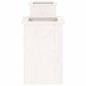 vidaXL Banco con jardineras madera de pino blanco 184,5x39,5x56,5 cm vidaXL Banco con jardineras madera de pino blanco 184,5x39,5x56,5 cm
