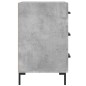 vidaXL Mesita de noche madera de ingeniería gris hormigón 40x40x66 cm vidaXL Mesita de noche madera de ingeniería gris hormigón 40x40x66 cm