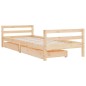 vidaXL Estructura de cama infantil con cajones madera pino 90x190 cm