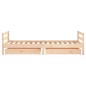 vidaXL Estructura de cama infantil con cajones madera pino 90x190 cm