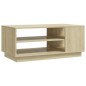 vidaXL Mesa de centro madera de ingeniería roble Sonoma 102x55x43 cm vidaXL Mesa de centro madera de ingeniería roble Sonoma 102x55x43 cm