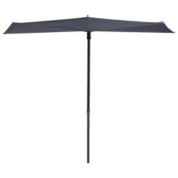Madison Sombrilla para balcón Sun Wave 270x150 cm gris PAC3P014