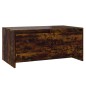 vidaXL Mesa de centro madera de ingeniería roble ahumado 90x50x41,5 cm vidaXL Mesa de centro madera de ingeniería roble ahumado 90x50x41,5 cm