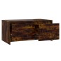 vidaXL Mesa de centro madera de ingeniería roble ahumado 90x50x41,5 cm vidaXL Mesa de centro madera de ingeniería roble ahumado 90x50x41,5 cm