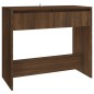 vidaXL Mesa consola madera de ingeniería marrón roble 89x41x76,5 cm vidaXL Mesa consola madera de ingeniería marrón roble 89x41x76,5 cm