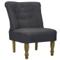 vidaXL Sillones de estilo francés 2 unidades tela gris vidaXL Sillones de estilo francés 2 unidades tela gris