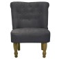 vidaXL Sillones de estilo francés 2 unidades tela gris vidaXL Sillones de estilo francés 2 unidades tela gris