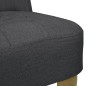 vidaXL Sillones de estilo francés 2 unidades tela gris vidaXL Sillones de estilo francés 2 unidades tela gris