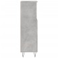 vidaXL Armario de baño madera contrachapada gris hormigón 30x30x100 cm vidaXL Armario de baño madera contrachapada gris hormigón 30x30x100 cm