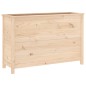 vidaXL Arriate elevado de jardín madera maciza de pino 119,5x40x78 cm vidaXL Arriate elevado de jardín madera maciza de pino 119,5x40x78 cm