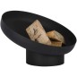 Esschert Design Brasero inclinado acero negro FF402 Esschert Design Brasero inclinado acero negro FF402