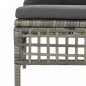 vidaXL Set de muebles de jardín 7 pzas y cojines ratán sintético gris vidaXL Set de muebles de jardín 7 pzas y cojines ratán sintético gris