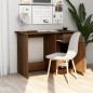 vidaXL Escritorio de madera contrachapada marrón roble 100x50x76 cm vidaXL Escritorio de madera contrachapada marrón roble 100x50x76 cm