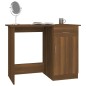 vidaXL Escritorio de madera contrachapada marrón roble 100x50x76 cm vidaXL Escritorio de madera contrachapada marrón roble 100x50x76 cm