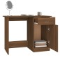 vidaXL Escritorio de madera contrachapada marrón roble 100x50x76 cm vidaXL Escritorio de madera contrachapada marrón roble 100x50x76 cm
