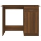 vidaXL Escritorio de madera contrachapada marrón roble 100x50x76 cm vidaXL Escritorio de madera contrachapada marrón roble 100x50x76 cm
