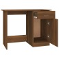 vidaXL Escritorio de madera contrachapada marrón roble 100x50x76 cm vidaXL Escritorio de madera contrachapada marrón roble 100x50x76 cm