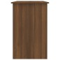vidaXL Escritorio de madera contrachapada marrón roble 100x50x76 cm vidaXL Escritorio de madera contrachapada marrón roble 100x50x76 cm