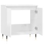 vidaXL Armario de baño madera de ingeniería blanco brillo 58x33x60 cm
