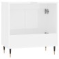 vidaXL Armario de baño madera de ingeniería blanco brillo 58x33x60 cm