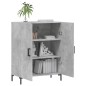 vidaXL Aparador de madera de ingeniería gris hormigón 69,5x34x90 cm vidaXL Aparador de madera de ingeniería gris hormigón 69,5x34x90 cm