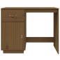 vidaXL Escritorio de madera maciza de pino marrón miel 95x50x75 cm vidaXL Escritorio de madera maciza de pino marrón miel 95x50x75 cm