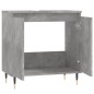 vidaXL Armario de baño madera de ingeniería gris hormigón 58x33x60 cm vidaXL Armario de baño madera de ingeniería gris hormigón 58x33x60 cm