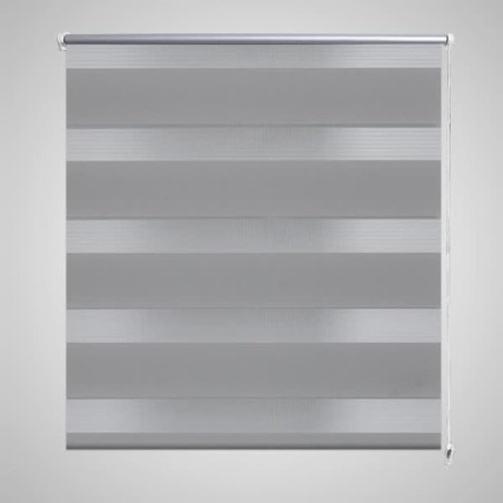 Persiana Cebra 80 x 150 cm Gris