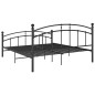 vidaXL Estructura de cama de metal negro 200x200 cm vidaXL Estructura de cama de metal negro 200x200 cm