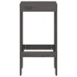 vidaXL Taburetes de cocina 2 uds madera maciza pino gris 40x36x75 cm vidaXL Taburetes de cocina 2 uds madera maciza pino gris 40x36x75 cm