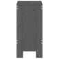 vidaXL Taburetes de cocina 2 uds madera maciza pino gris 40x36x75 cm vidaXL Taburetes de cocina 2 uds madera maciza pino gris 40x36x75 cm